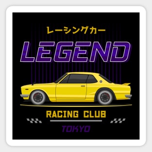 Tuner Yellow Hakosuka JDM Sticker